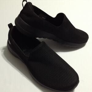 Skechers Shoes Womens 10 Black Go Walk 6 Goga Mat Slip On Sneakers